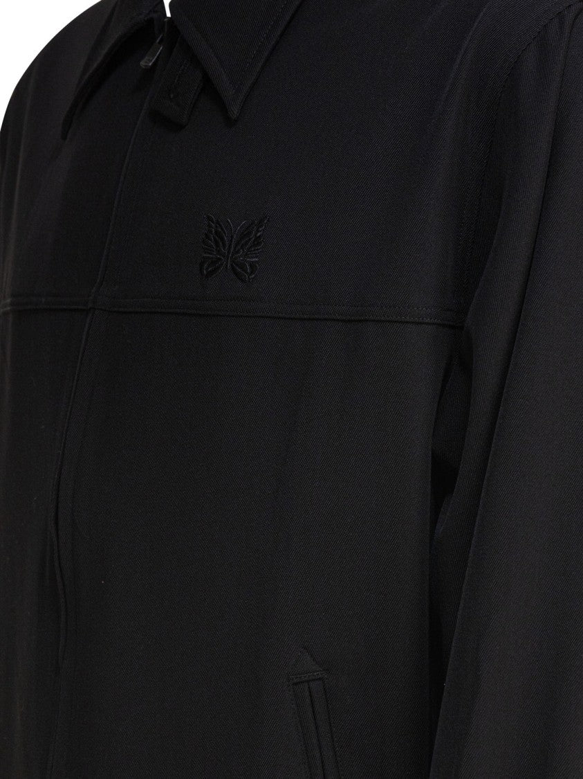 Needles Black Sports Jacket With Two-Way Zipper