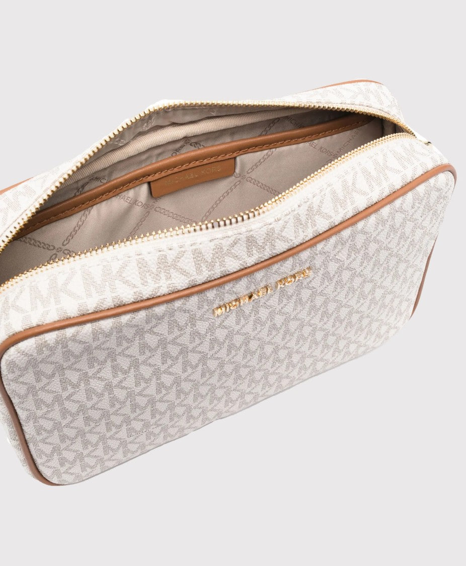 Michael Kors Rectangular Shoulder Bag With Signature Logo Pattern