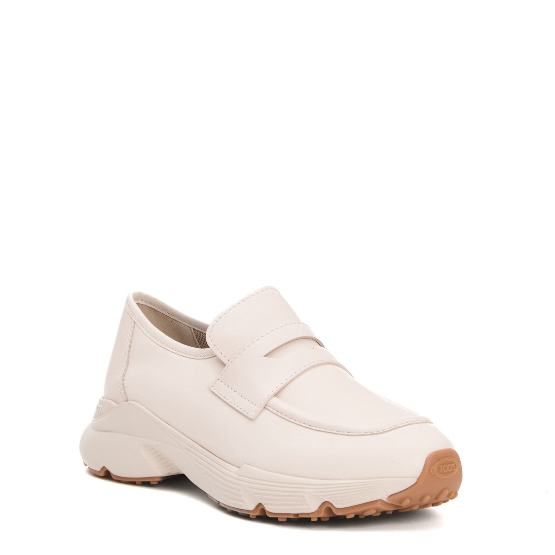 Tod's Sporty Calf Leather Moccasin Sneakers