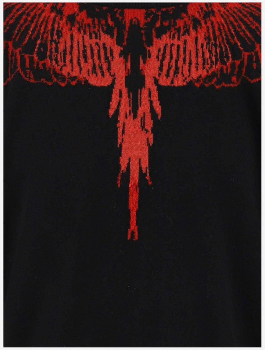 Marcelo Burlon Black Icon Wings Sweater