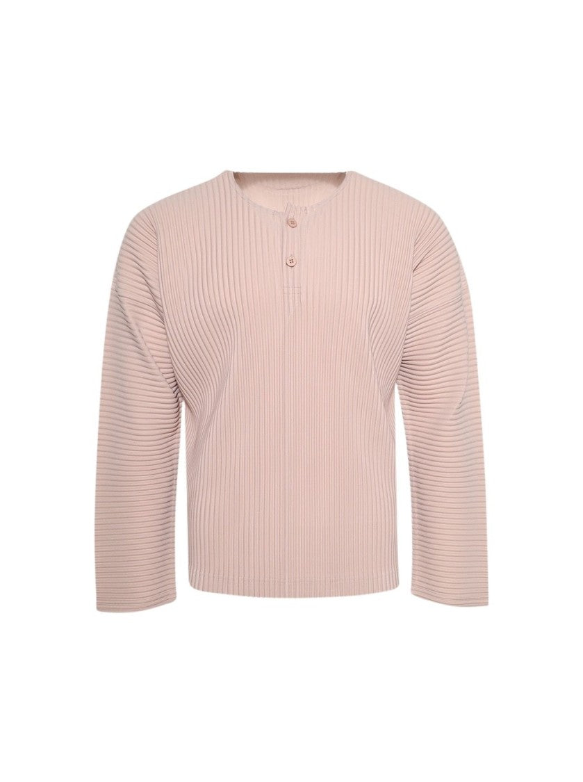 Homme Plissé Issey Miyake Pleated Shirt Rose Grey