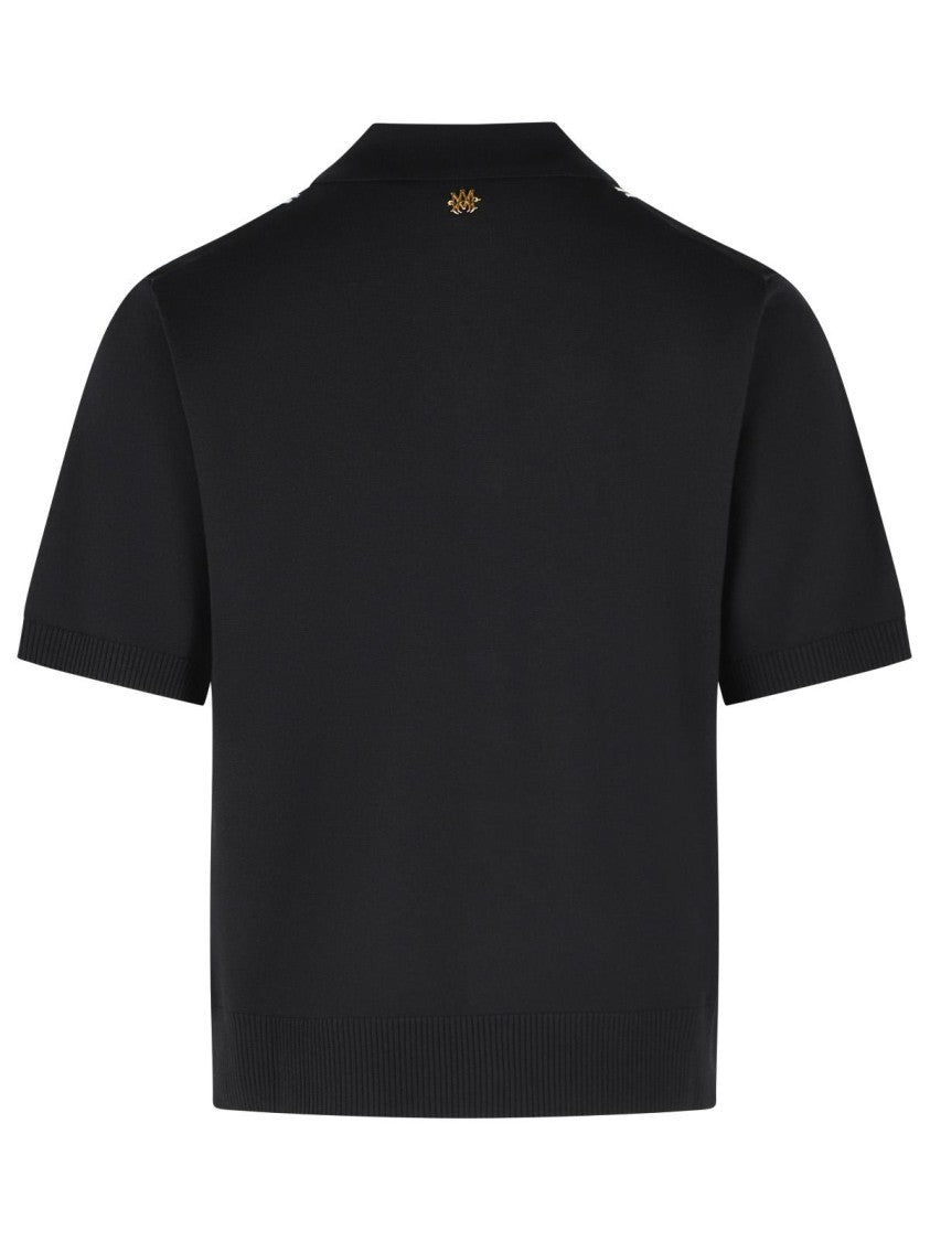 Amiri Black Virgin Wool-Blend Sweater