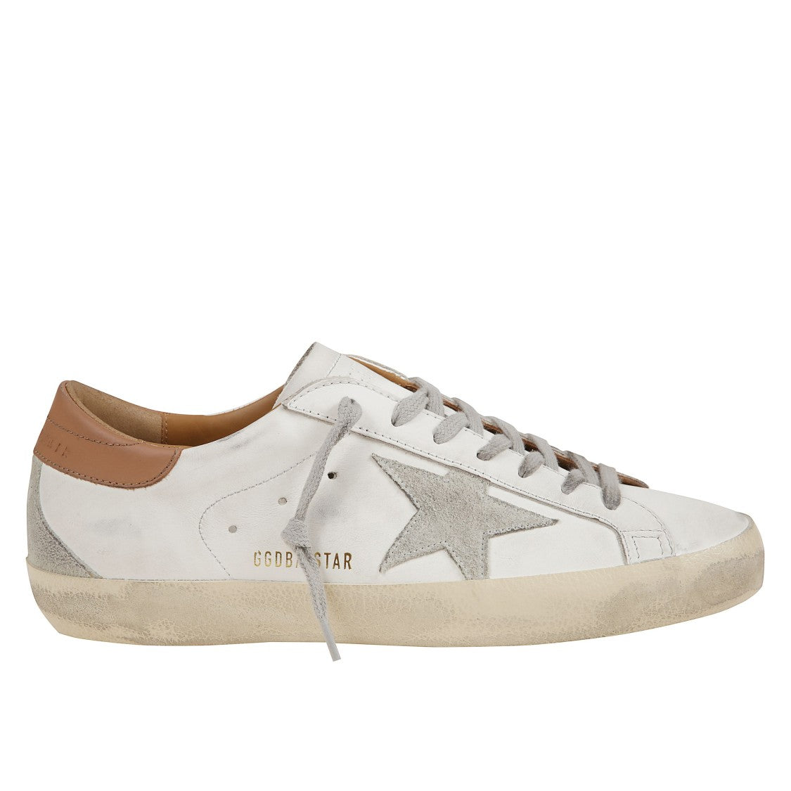 Golden Goose White Vintage Leather Sneakers