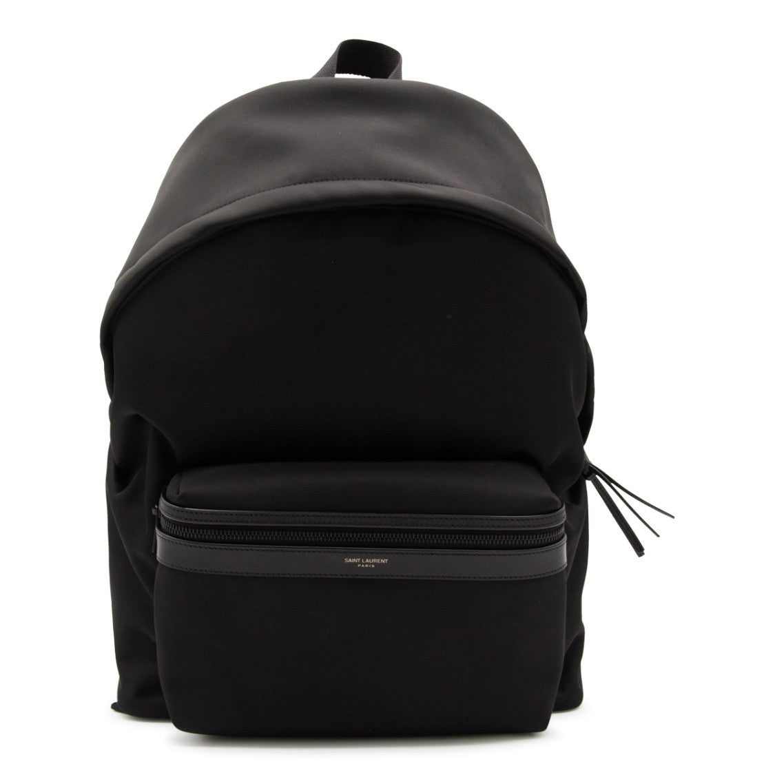 Saint Laurent Canvas City Backpack With Embossed Logo