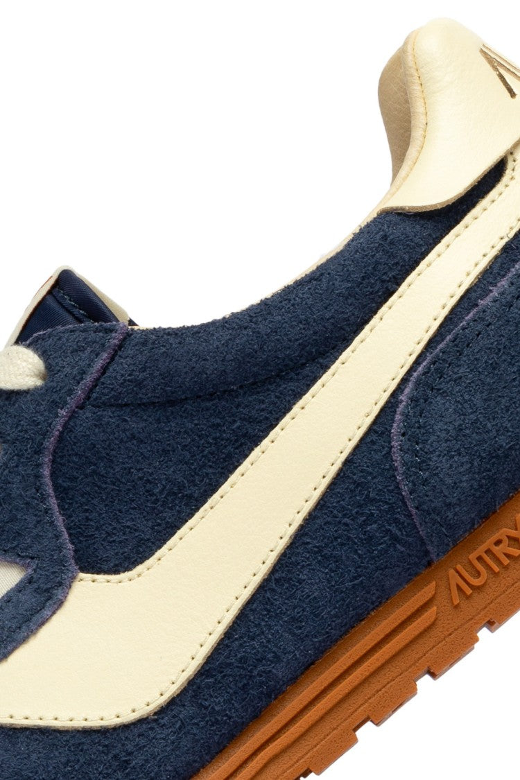Autry Denim Windspin Suede Sneakers