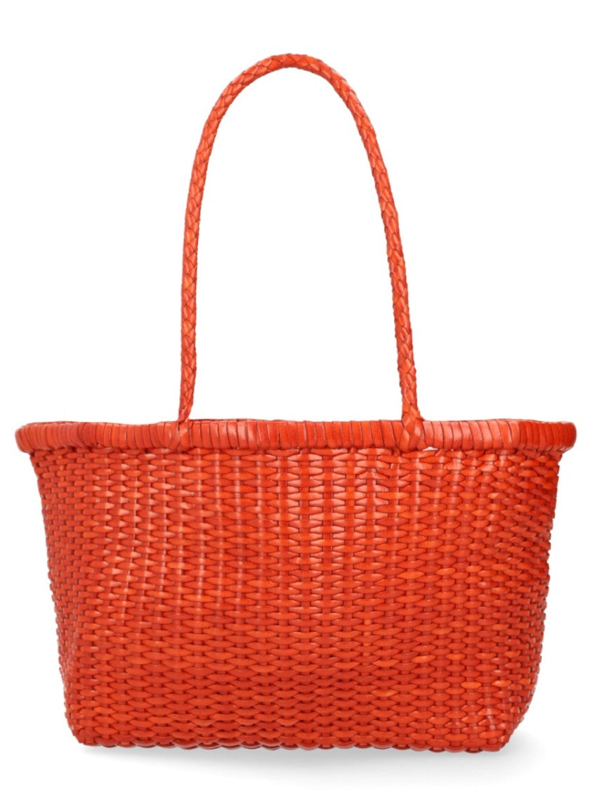 Dragon Diffusion B Weave Small Orange Tote Bag