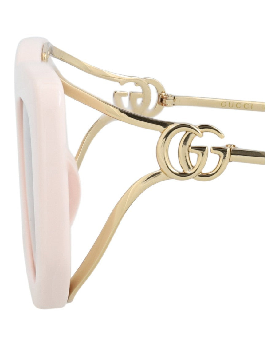 Gucci Square-Frame Injection Sunglasses