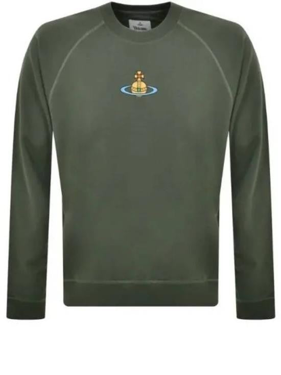 Vivienne Westwood Crew Neck Sweatshirt With Unique Embroidered Design