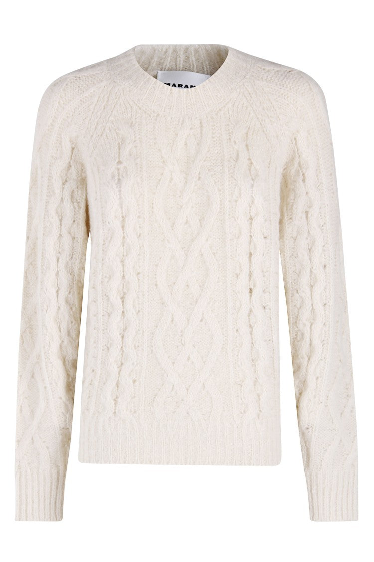 Isabel Marant Étoile Woven Textured Crew Neck Sweater
