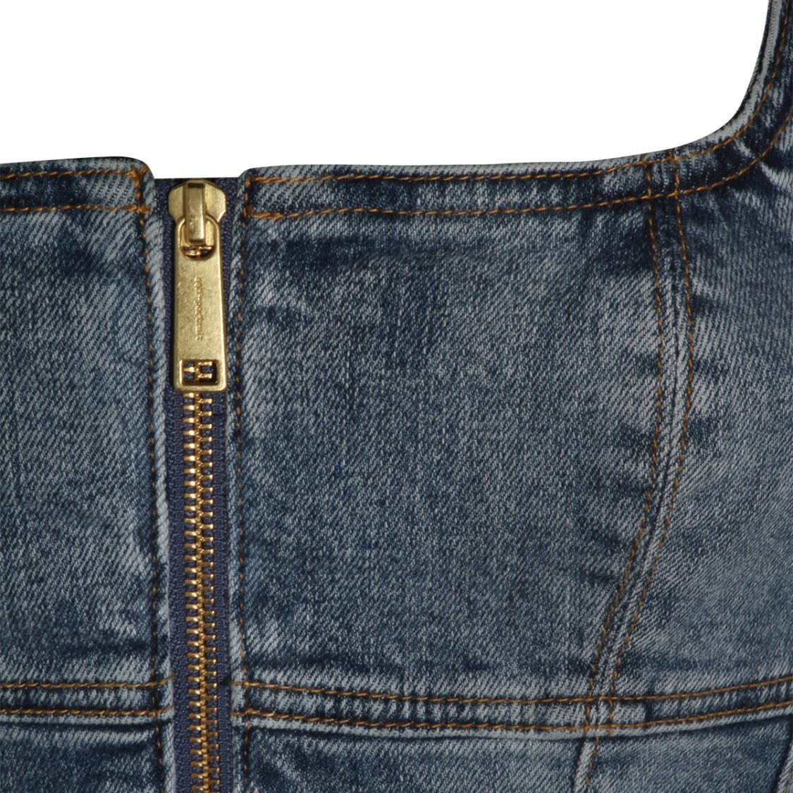 Self-Portrait Blue Cotton Dress