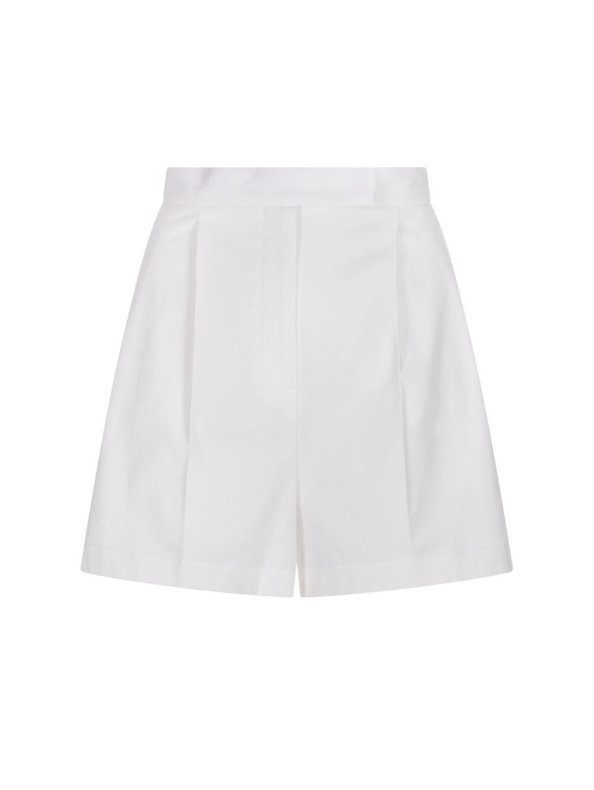Max Mara High-Waist Tailored Shorts With Pleated Front