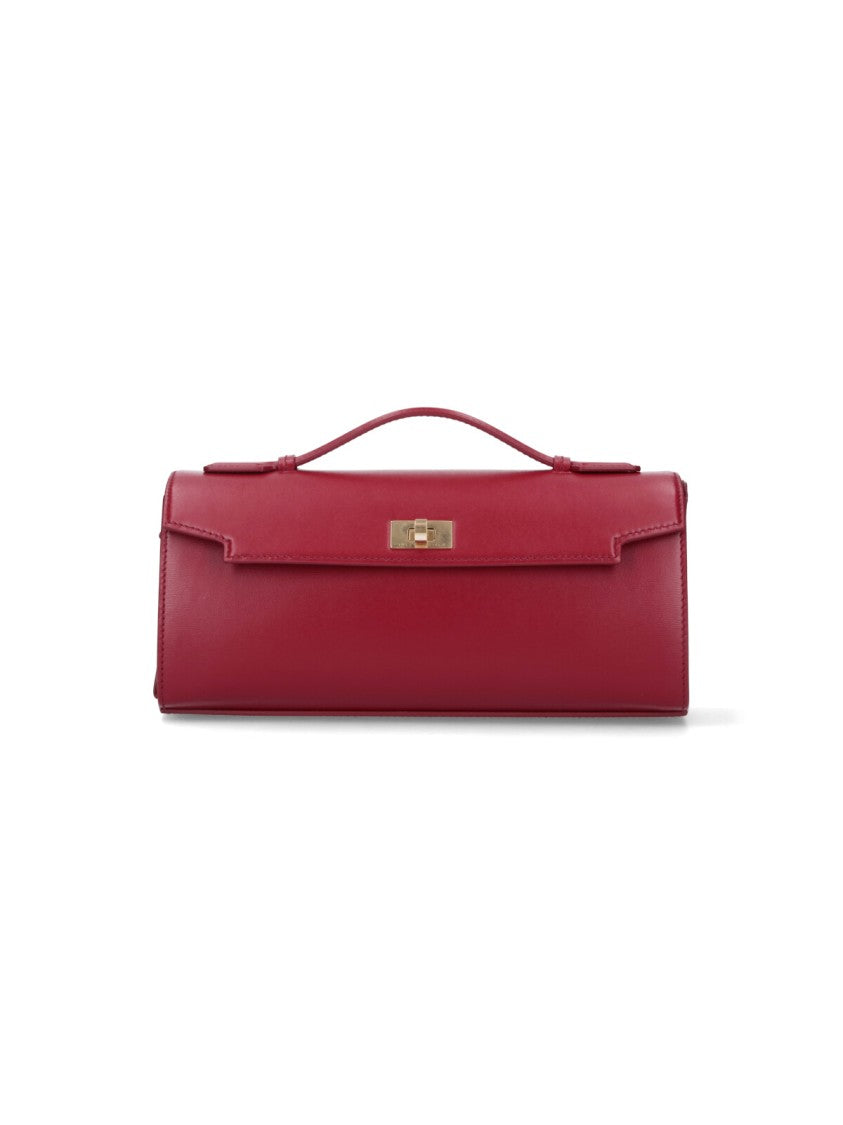 Anya Hindmarch "Mortimer" Clutch – Bordeaux