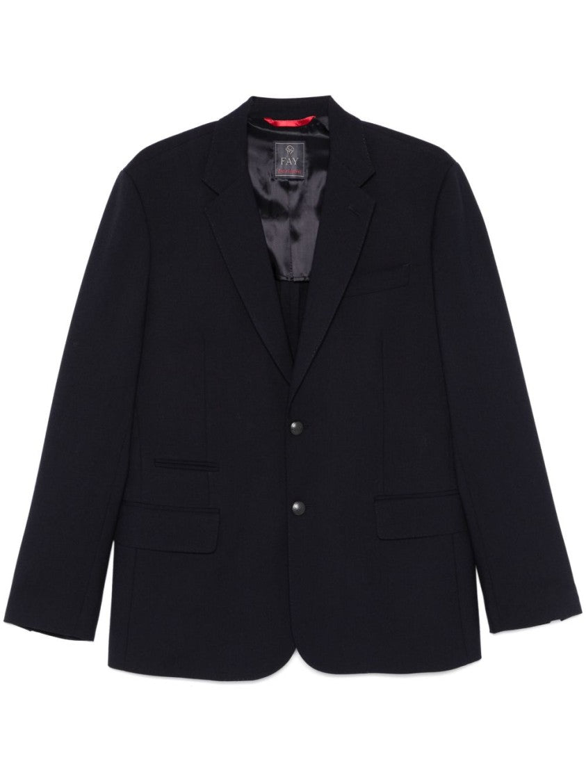 Fay Tailored Midnight Blue Jacket