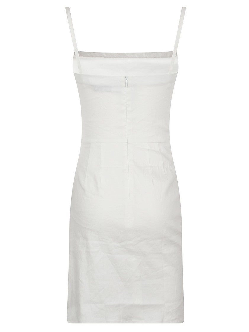 Anemos The Nadege Asymmetric Mini Dress