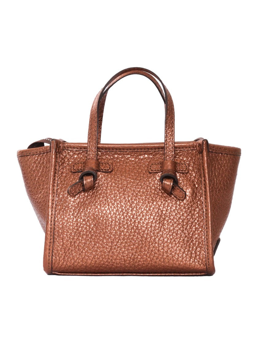 Gianni Chiarini Structured Brown Leather Handbag