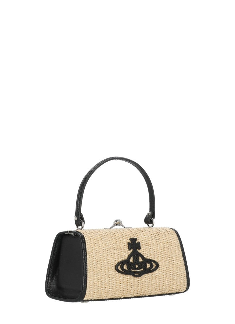 Vivienne Westwood Rectangular Structured Shoulder Bag With Logo Emblem