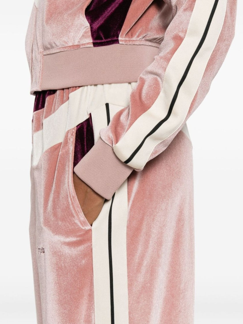 Palm Angels Wide-Leg Velvet Pants