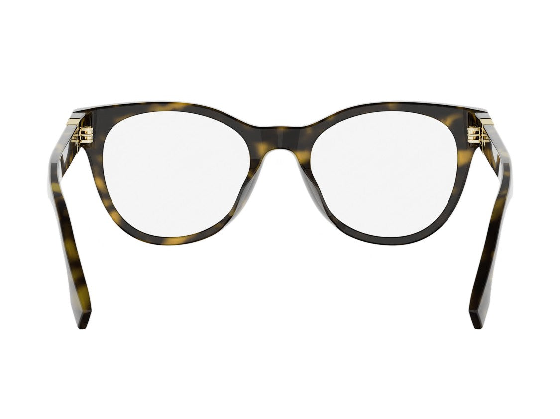 Fendi Fe50157i Tortoiseshell Round Eyeglasses
