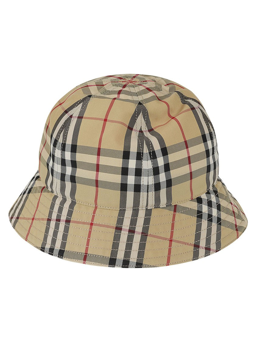 Burberry Check Pattern Bucket Hat