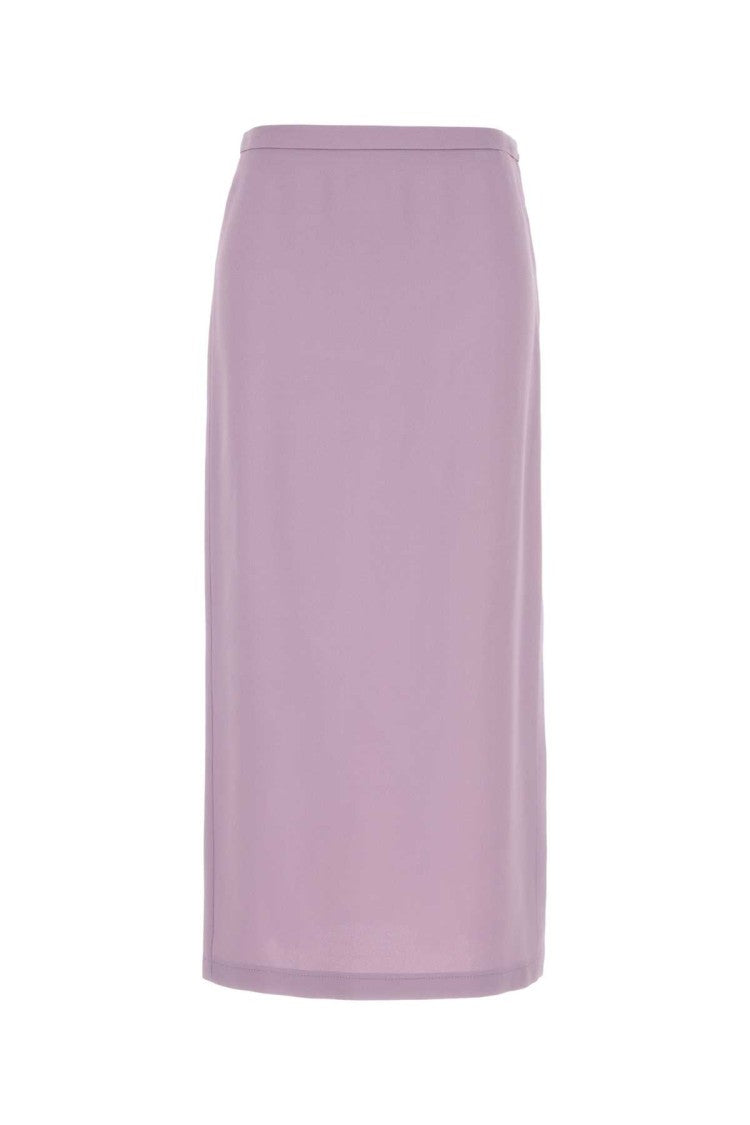 Gucci Lilac Crepe Skirt
