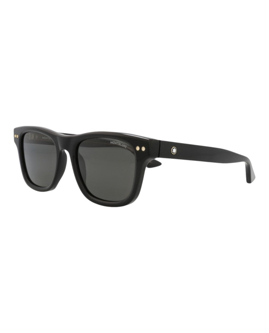 Montblanc Square-Frame Recycled Acetate Sunglasses