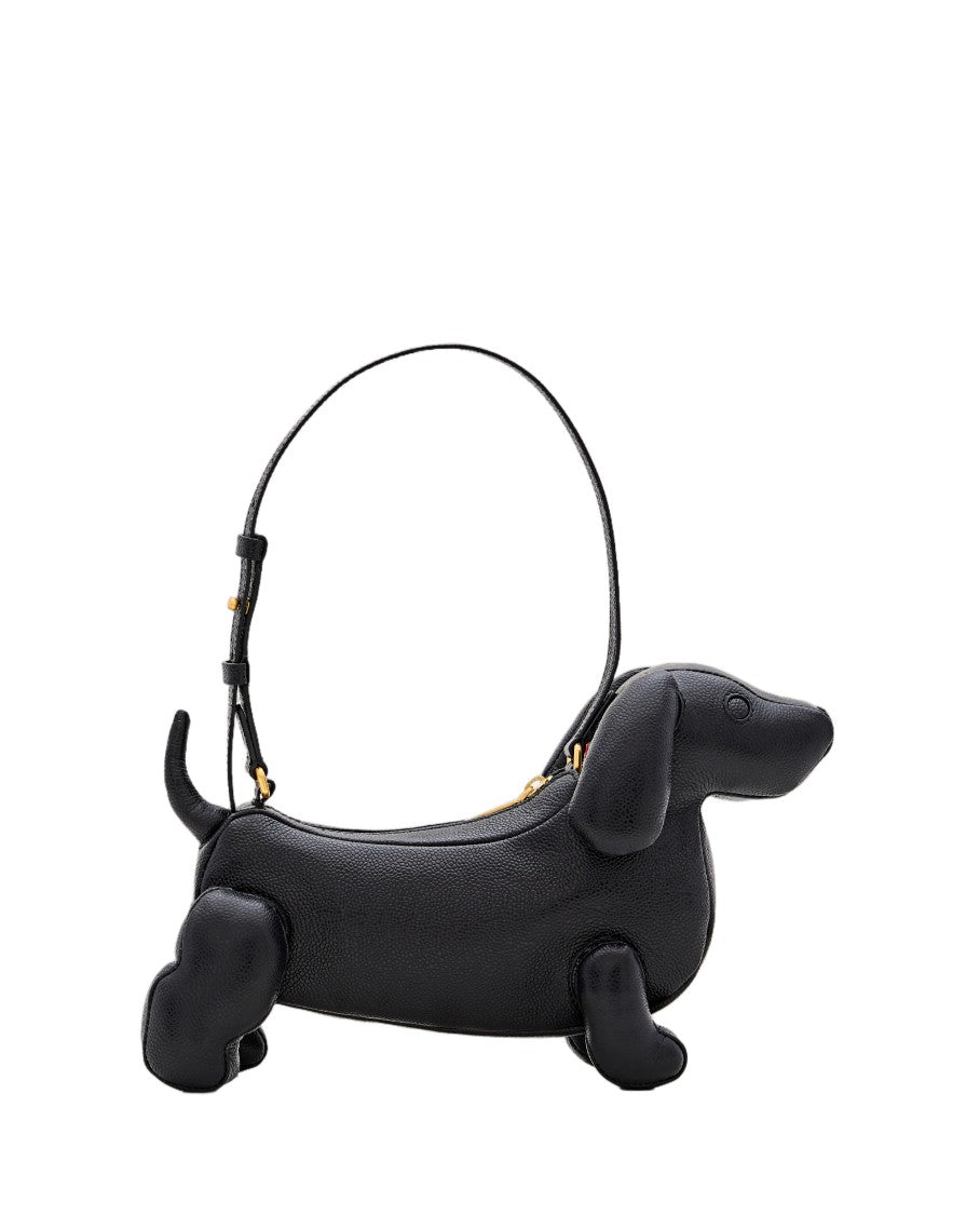 Thom Browne Textured Leather Dachshund-Inspired Shoulder Bag