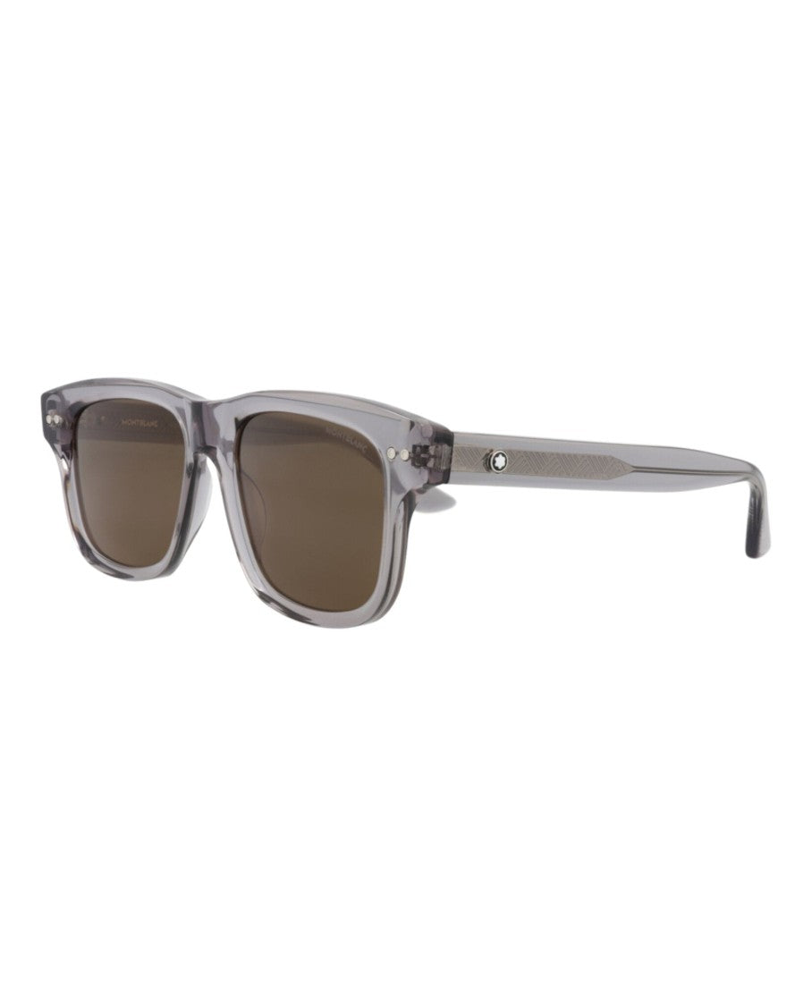Montblanc Square-Frame Recycled Acetate Sunglasses
