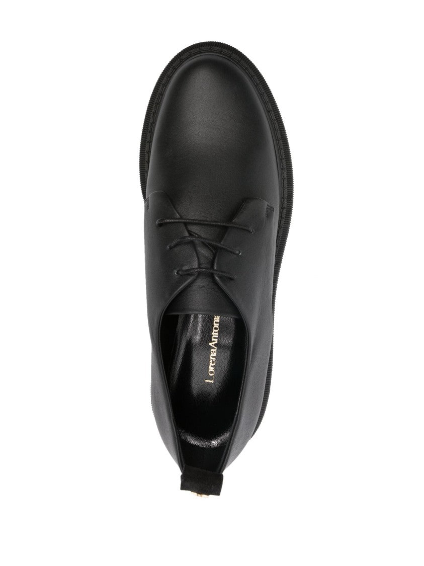 Lorena Antoniazzi 50Mm Lace-Up Leather Loafers