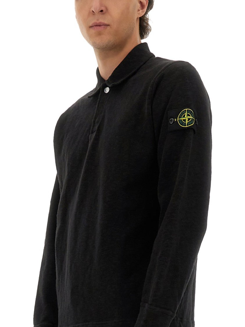 Stone Island Cotton Vanisé Polo Shirt