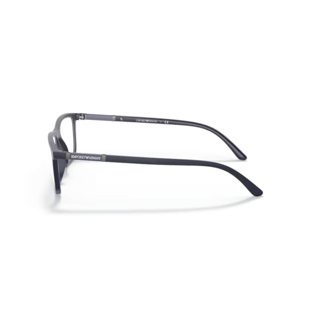 Emporio Armani 0Ea4160 Rectangular Eyeglasses And Sunglasses In Smooth Matte Finish