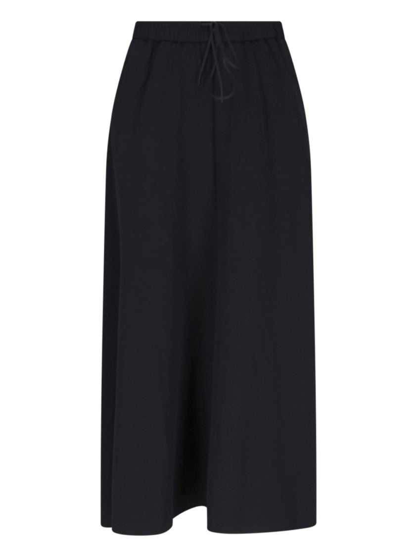 Y-3 3-Stripes' Maxi Skirt – Black