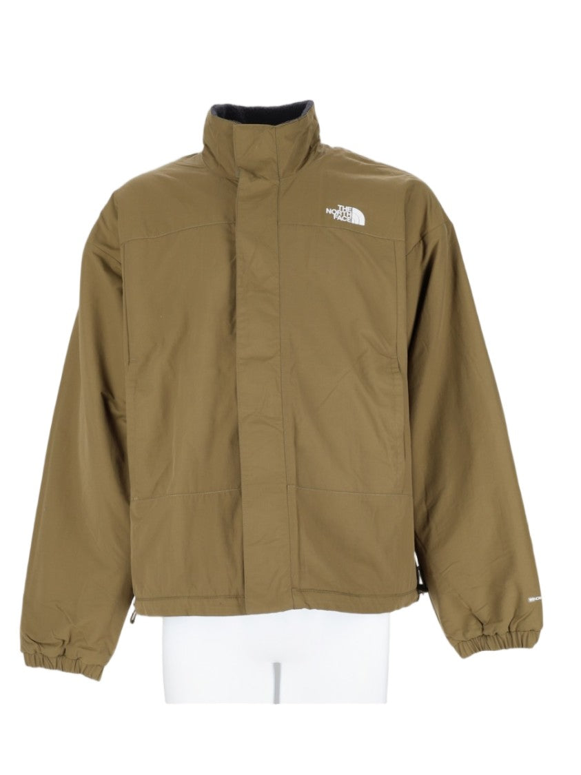 The North Face Brown High-Collar Concealed Zipper Casual Jacket