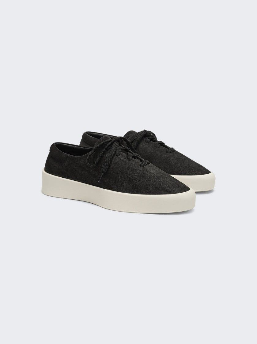 Fear Of God Round Toe Suede Low-Top Sneakers With Logo Detail