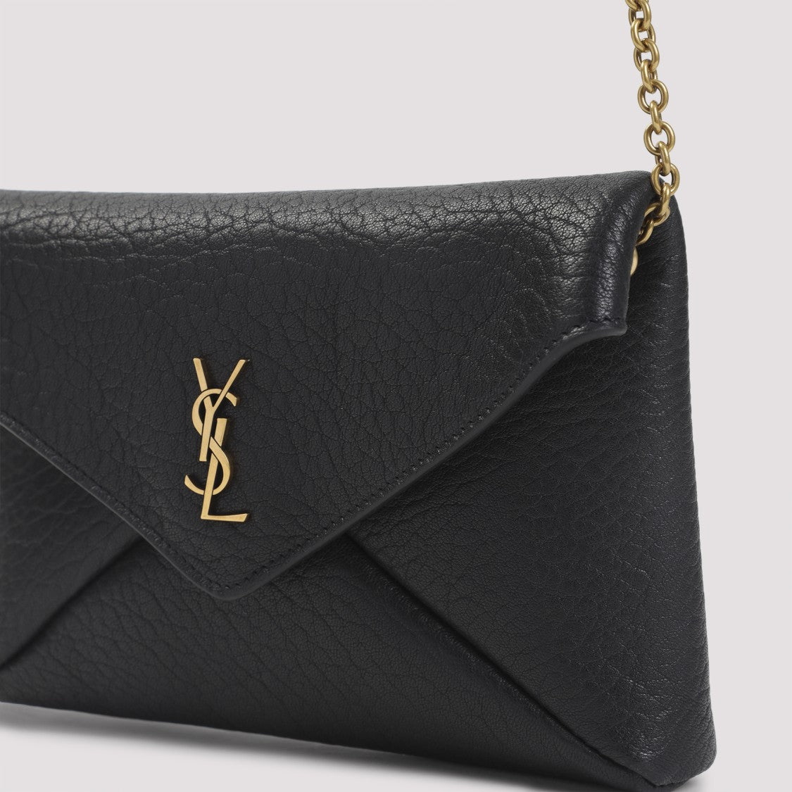 Saint Laurent Black Lamb Leather Shoulder Bag