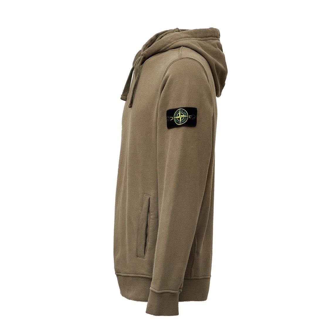 Stone Island Organic Cotton Hooded Sweatshirt