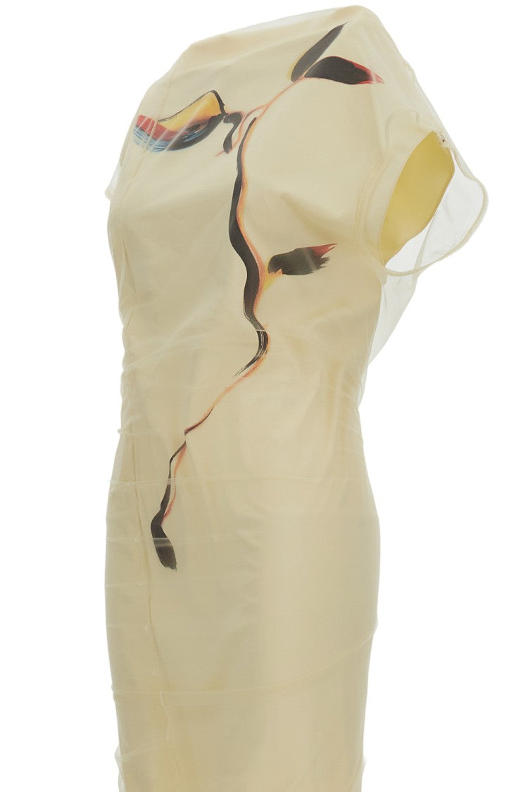Sportmax Yellow Viale Long Dress