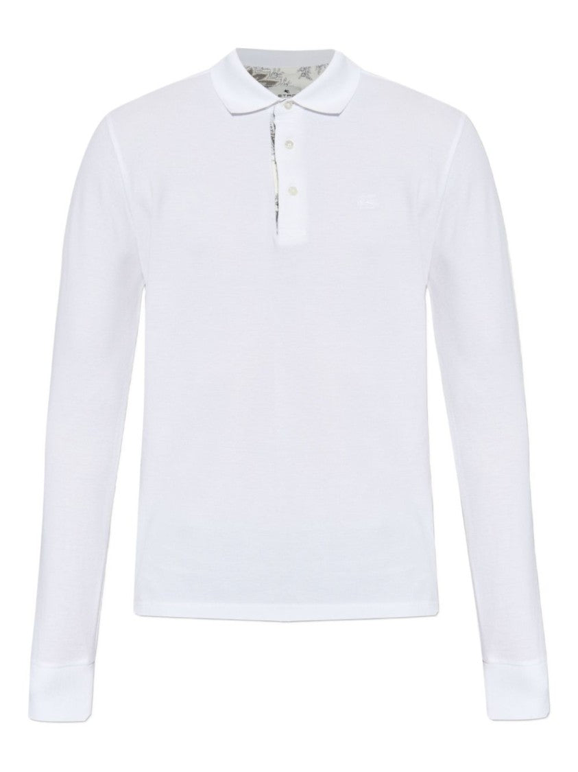 Etro Pegaso-Embroidered Polo Shirt