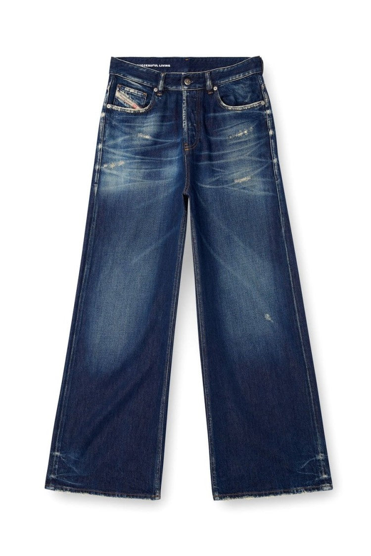 Diesel Blue Cotton Jeans