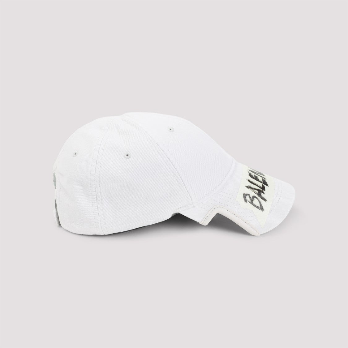 Balenciaga Dirty White Cotton Cap