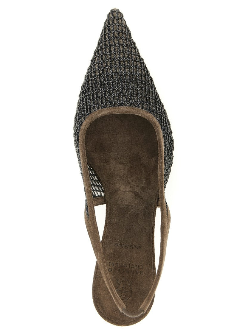 Brunello Cucinelli 'City' Slingback