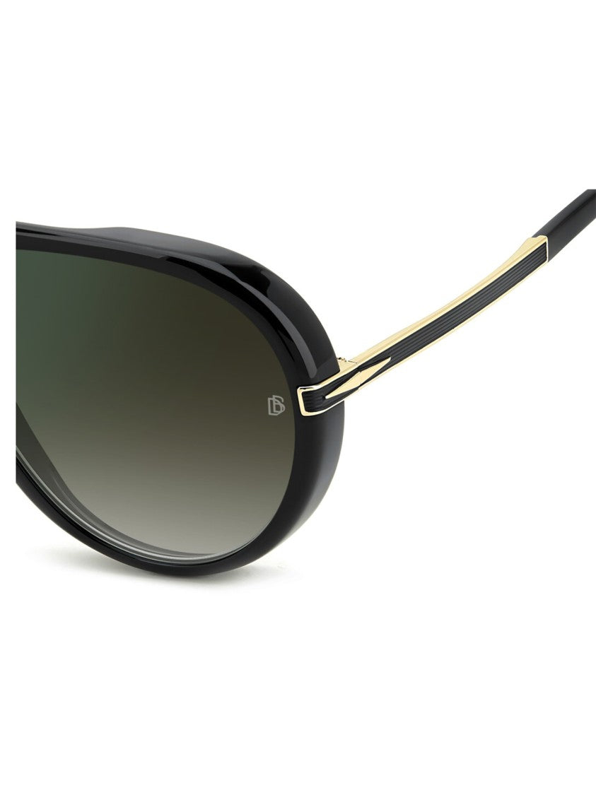 David Beckham Db 99/Voyager Aviator Metal Sunglasses