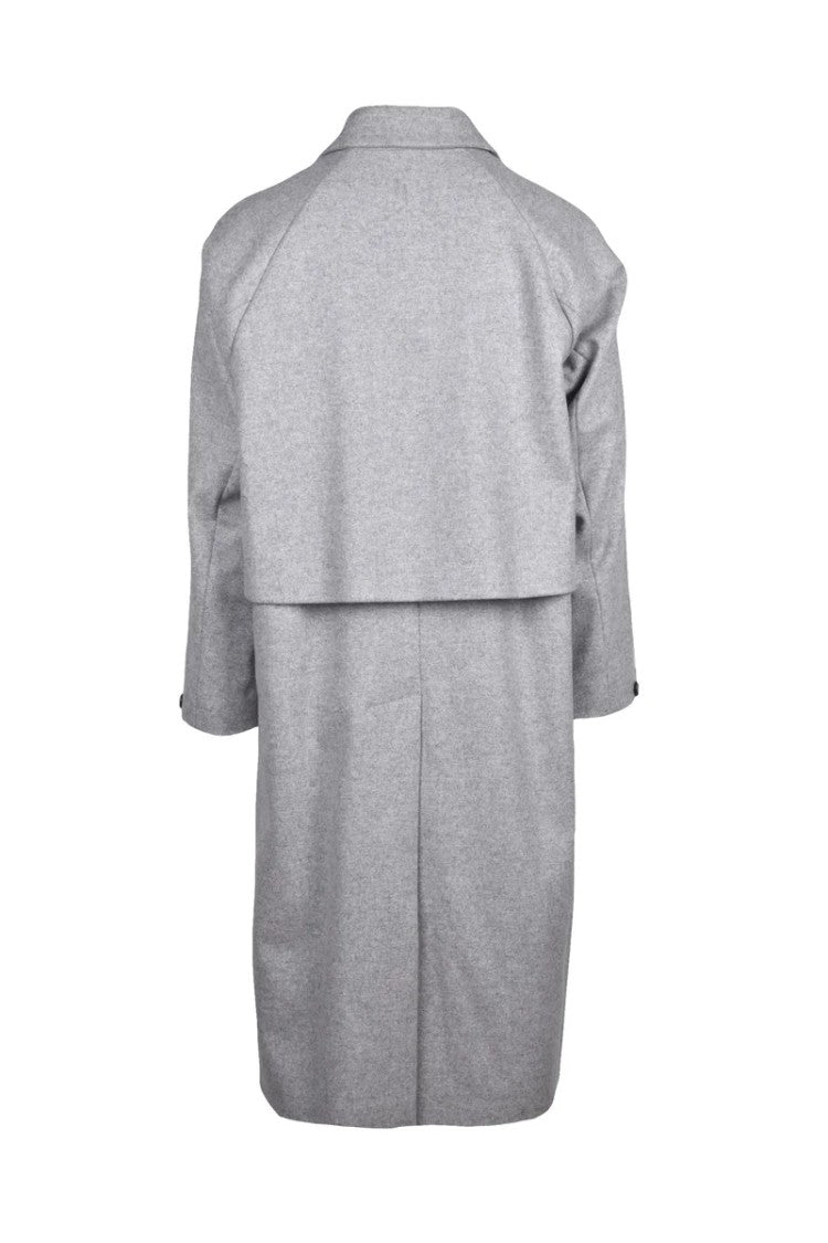 Hevo Unstructured Coat - Grey
