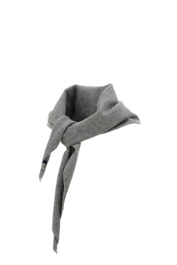 Extreme Cashmere Grey Bandana Cashmere-Blend Triangle Scarf