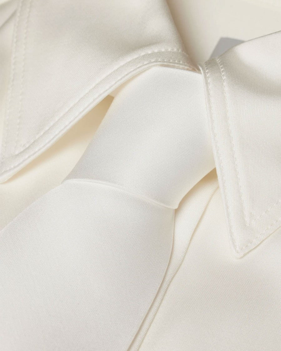 Paul Smith Long Sleeve White Shirt With Removable Tie