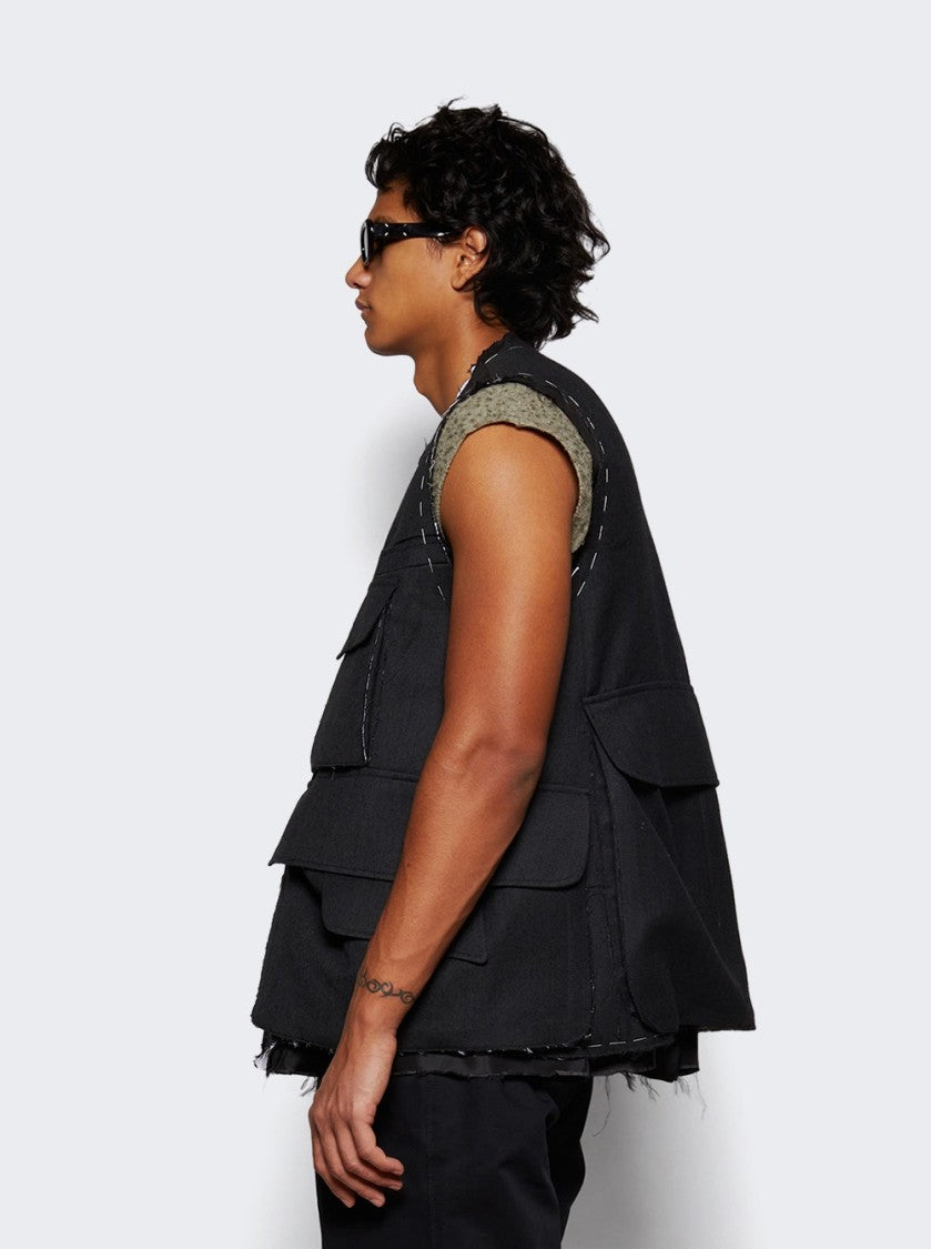 Maison Margiela Suiting Vest Grey Melange