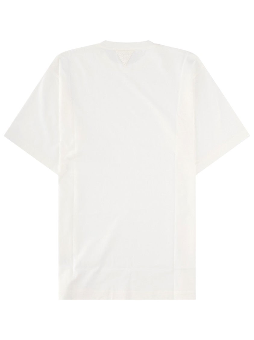 Bottega Veneta Minimalist Oversized White Cotton T-Shirt