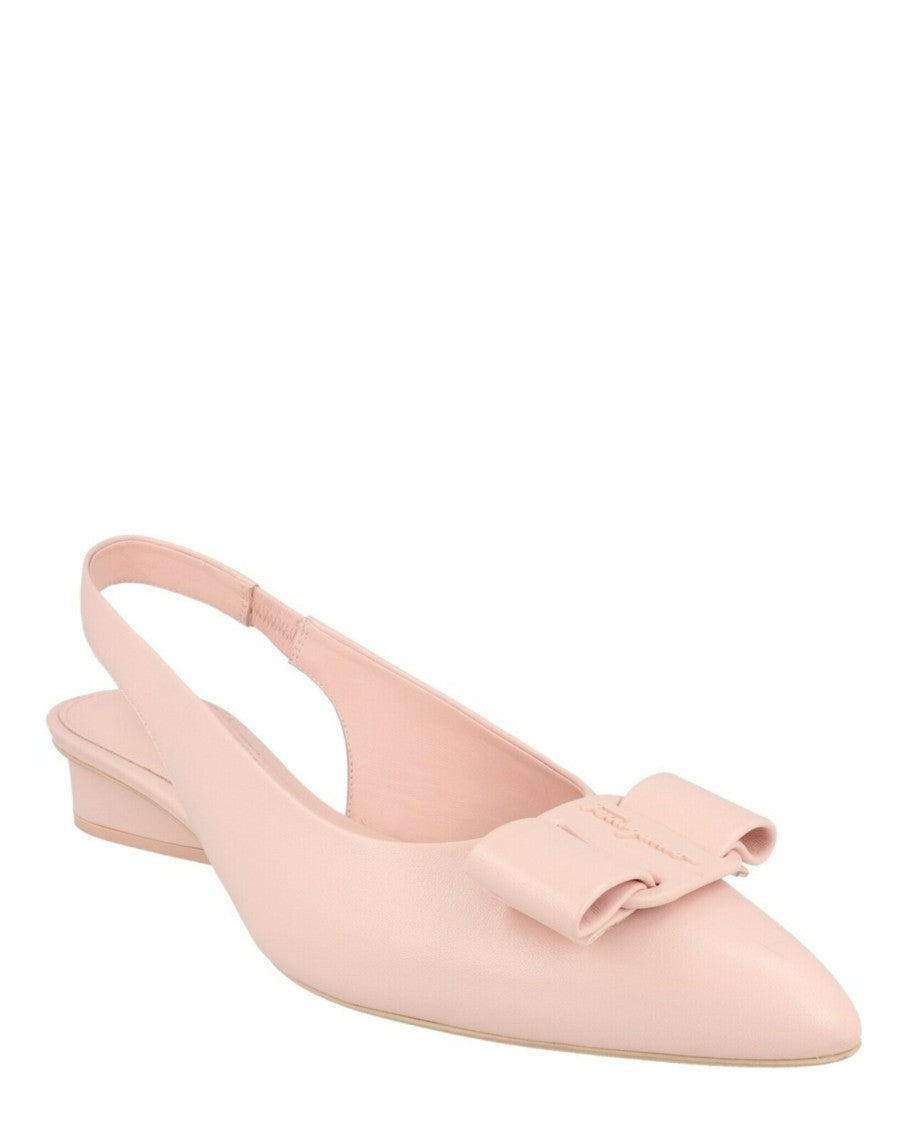Ferragamo Viva Leather Slingback Pumps