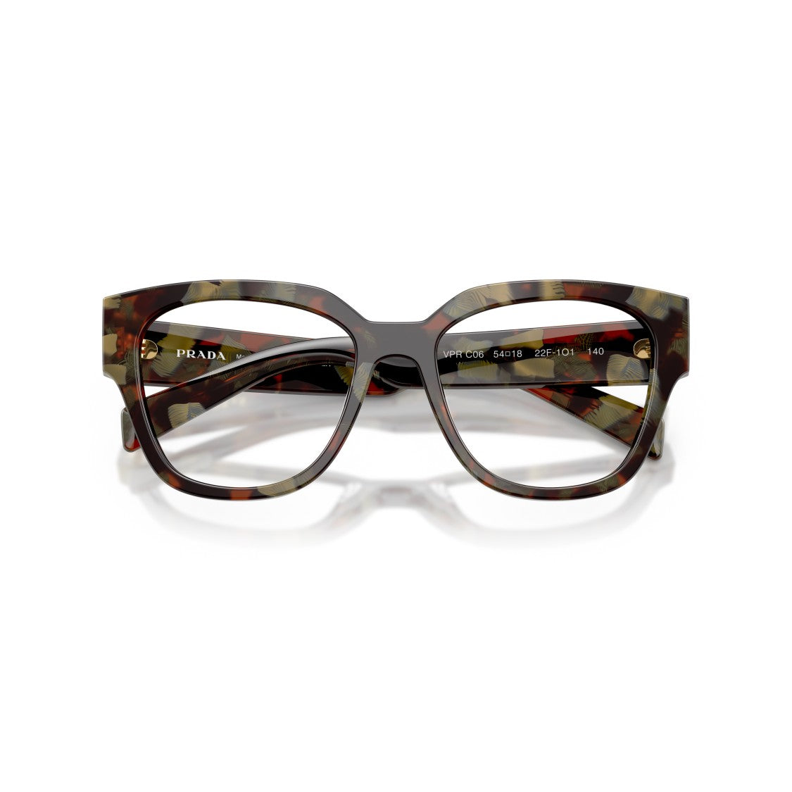 Prada 0Pr C06v Oversized Tortoiseshell Acetate Sunglasses