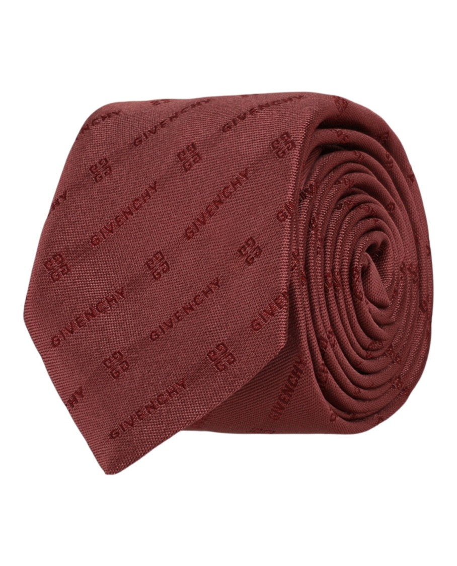 Givenchy Diagonal Logo Silk Tie