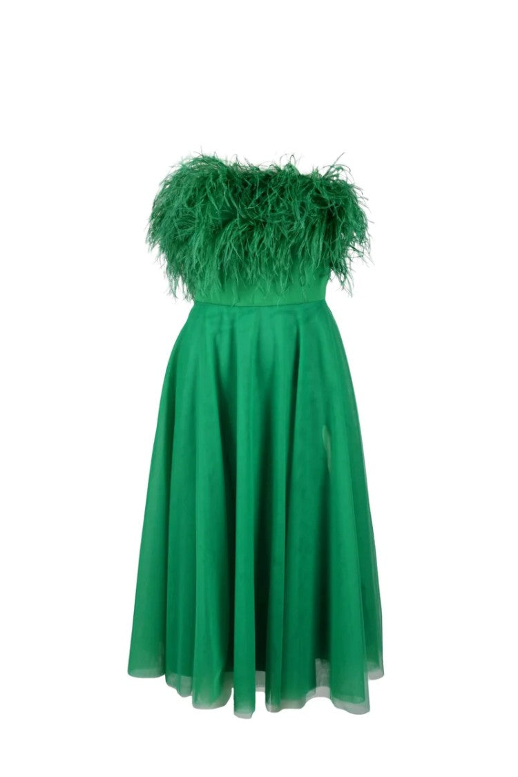 Nefertari Long Dress - Green